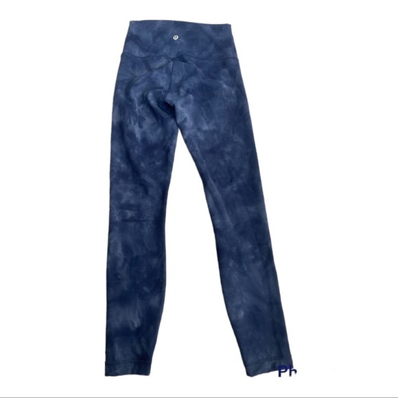 LULULEMON Wunder Train High-rise Crop 25" *diamond Dye In Diamond Size 4 - Picture 3 of 4